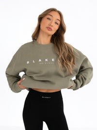 Composure Oversized Sweater - Olive