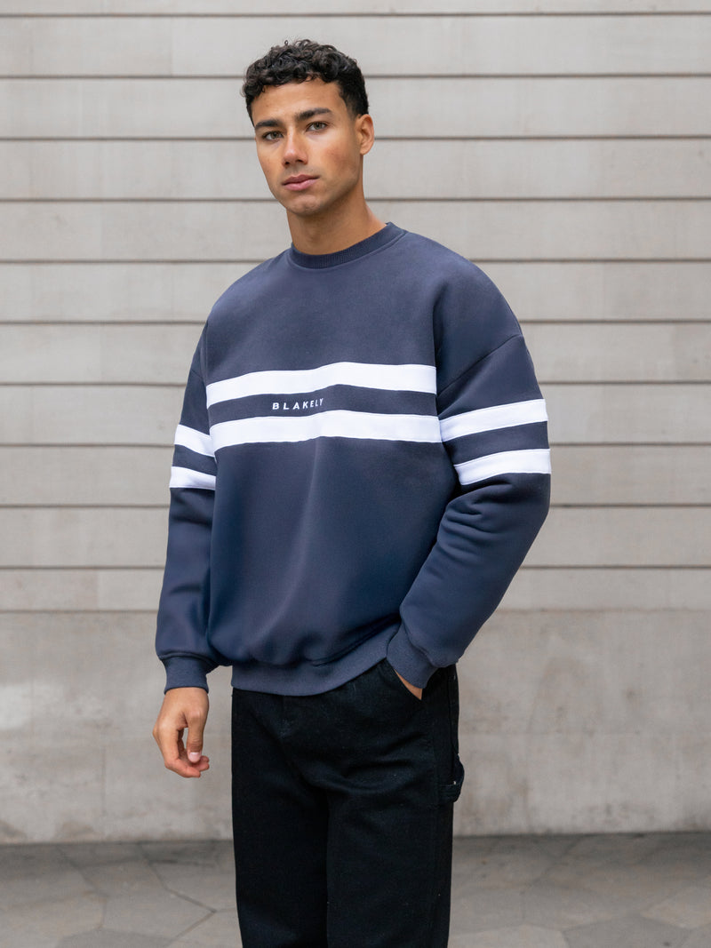 Noah Relaxed Sweater - True Navy