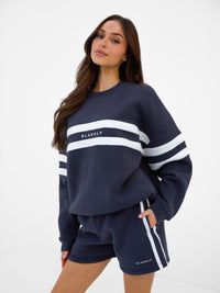 Amber Oversized Sweater - True Navy