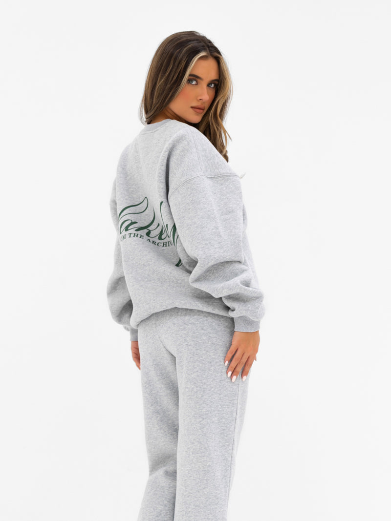 Georgia Oversized Sweater - Marl Grey