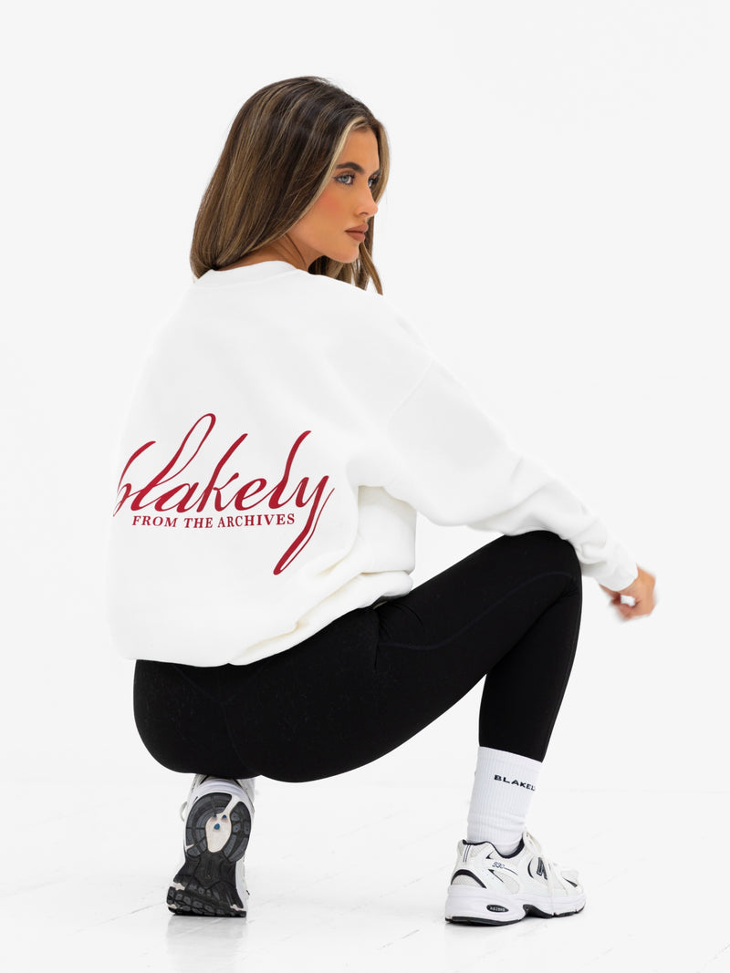 Georgia Oversized Sweater - Flat White
