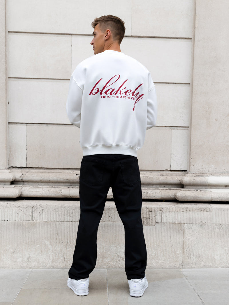 Austin Relaxed Sweater - Flat White