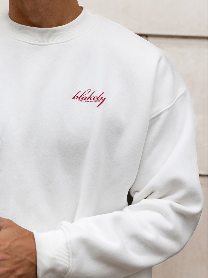 Austin Relaxed Sweater - Flat White