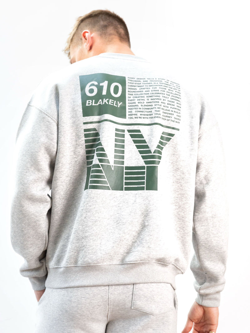 Tribeca 610 Relaxed Sweater - Marl Grey