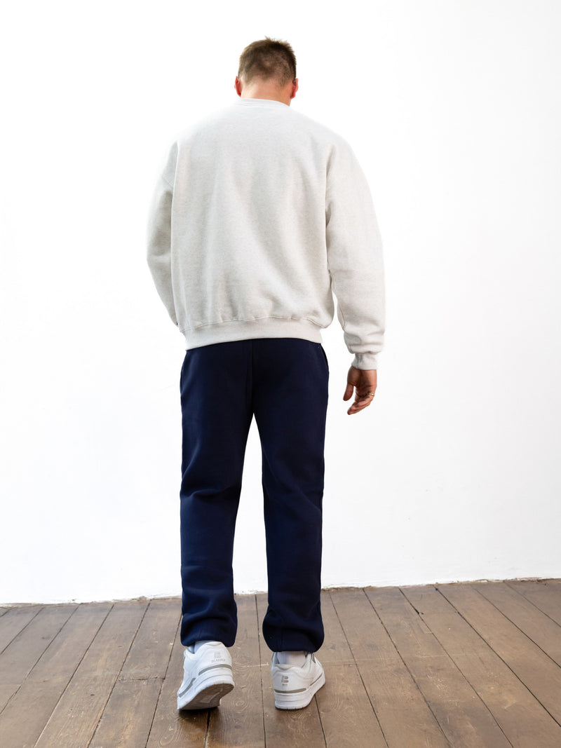 Brooklyn 610 Relaxed Sweater - Marl White