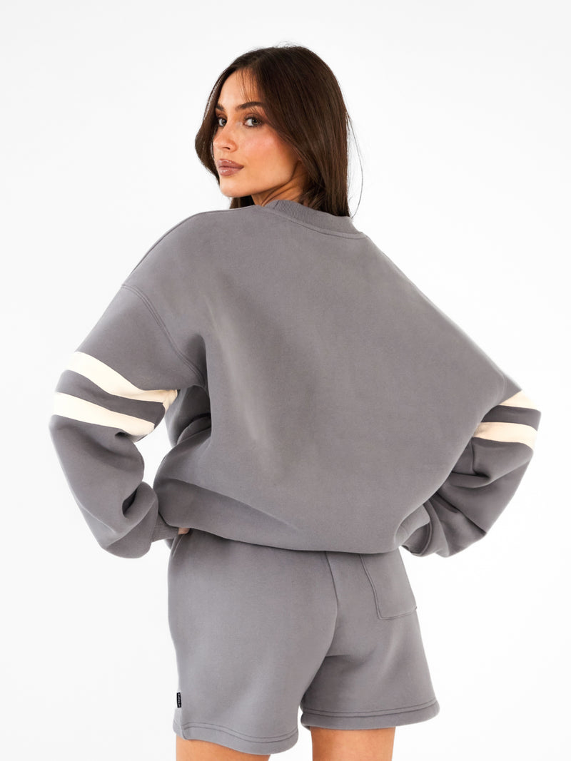 Briston Oversized Sweater - Smoky Grey