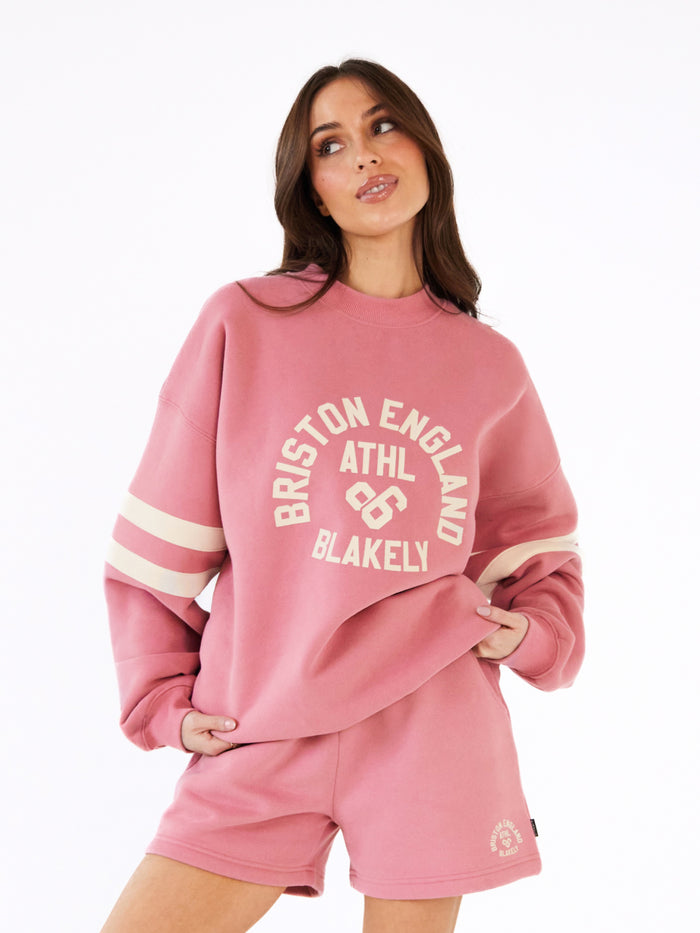 Briston Oversized Sweater - Warm Rose