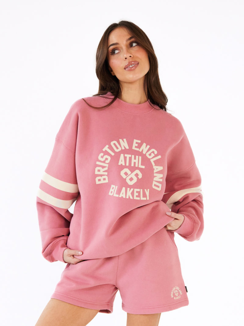 Briston Oversized Sweater - Warm Rose