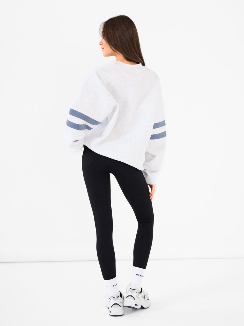 Briston Oversized Sweater - Marl White