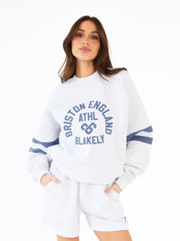 Briston Oversized Sweater - Marl White