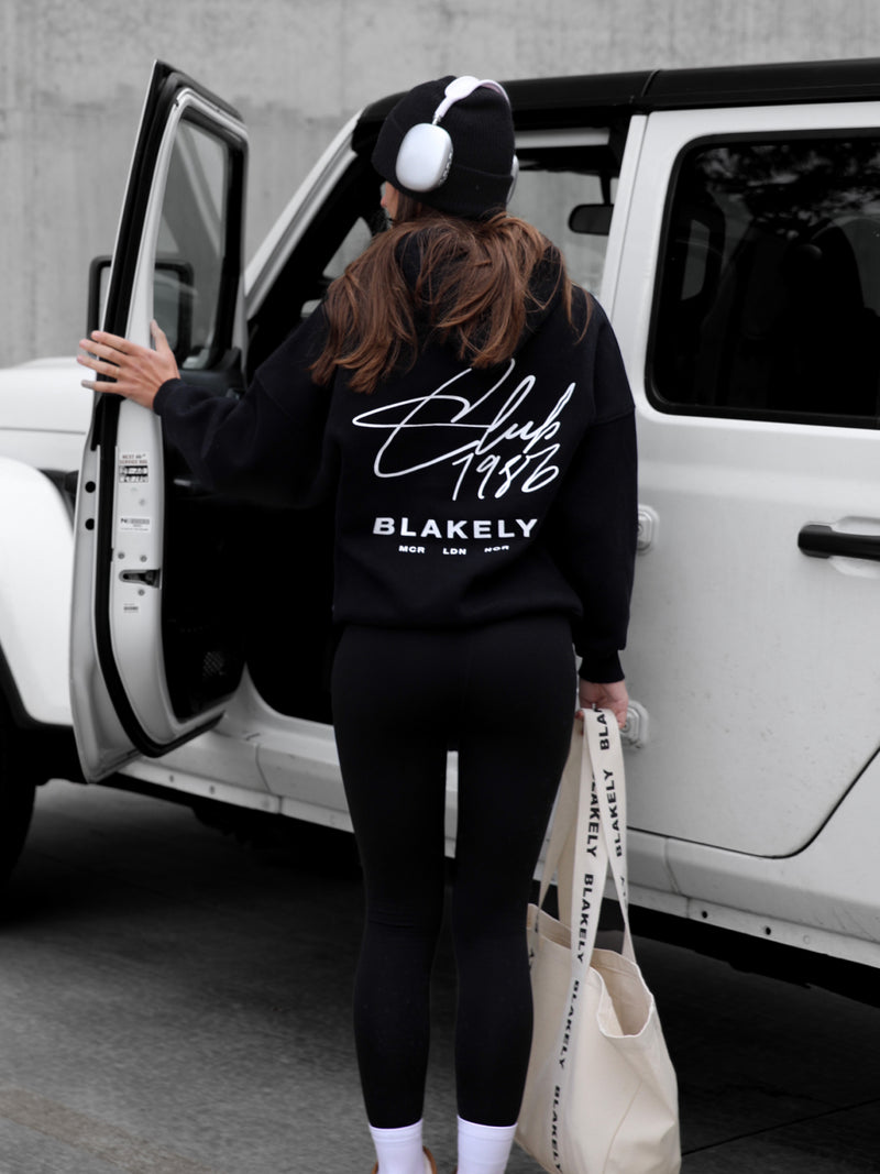 Club Oversized Sweater - Black