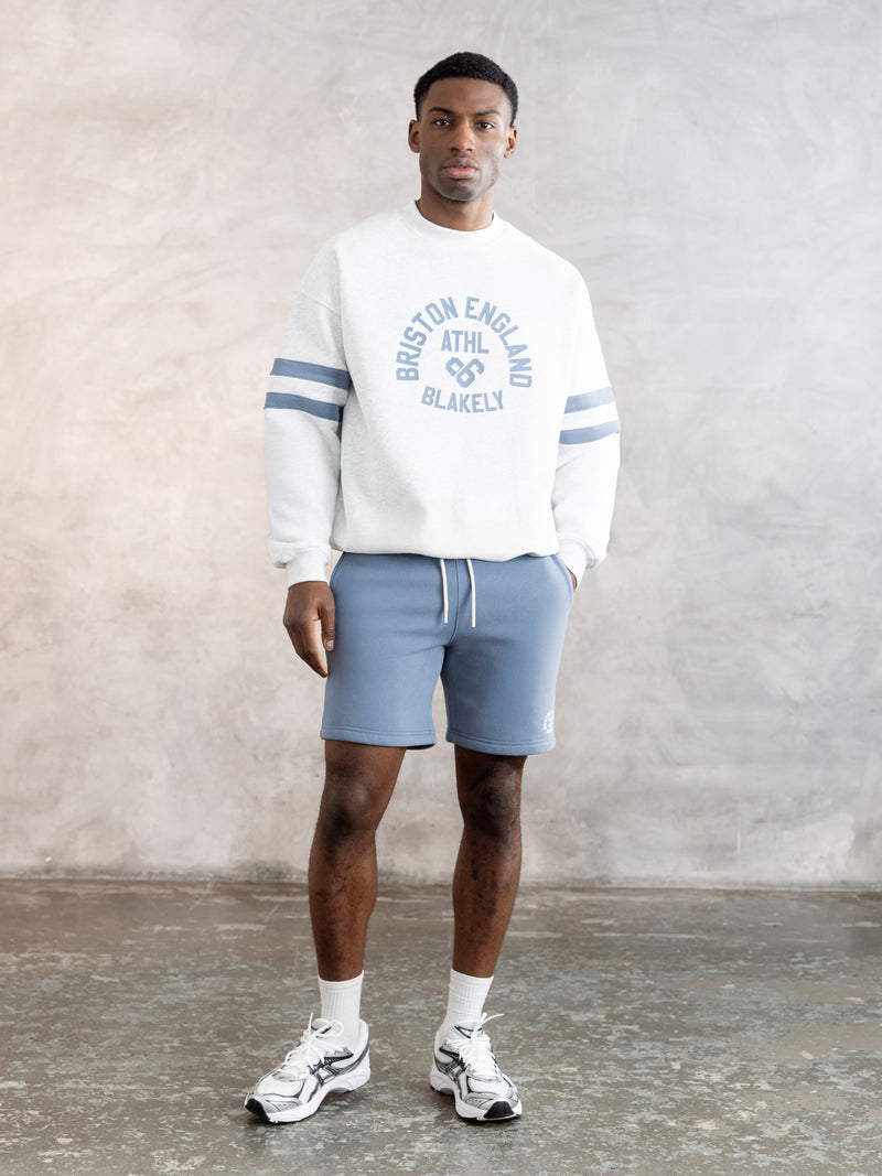 Briston Relaxed Sweater - Marl White