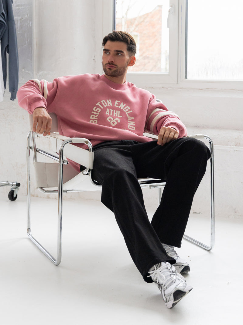 Briston Relaxed Sweater - Warm Pink