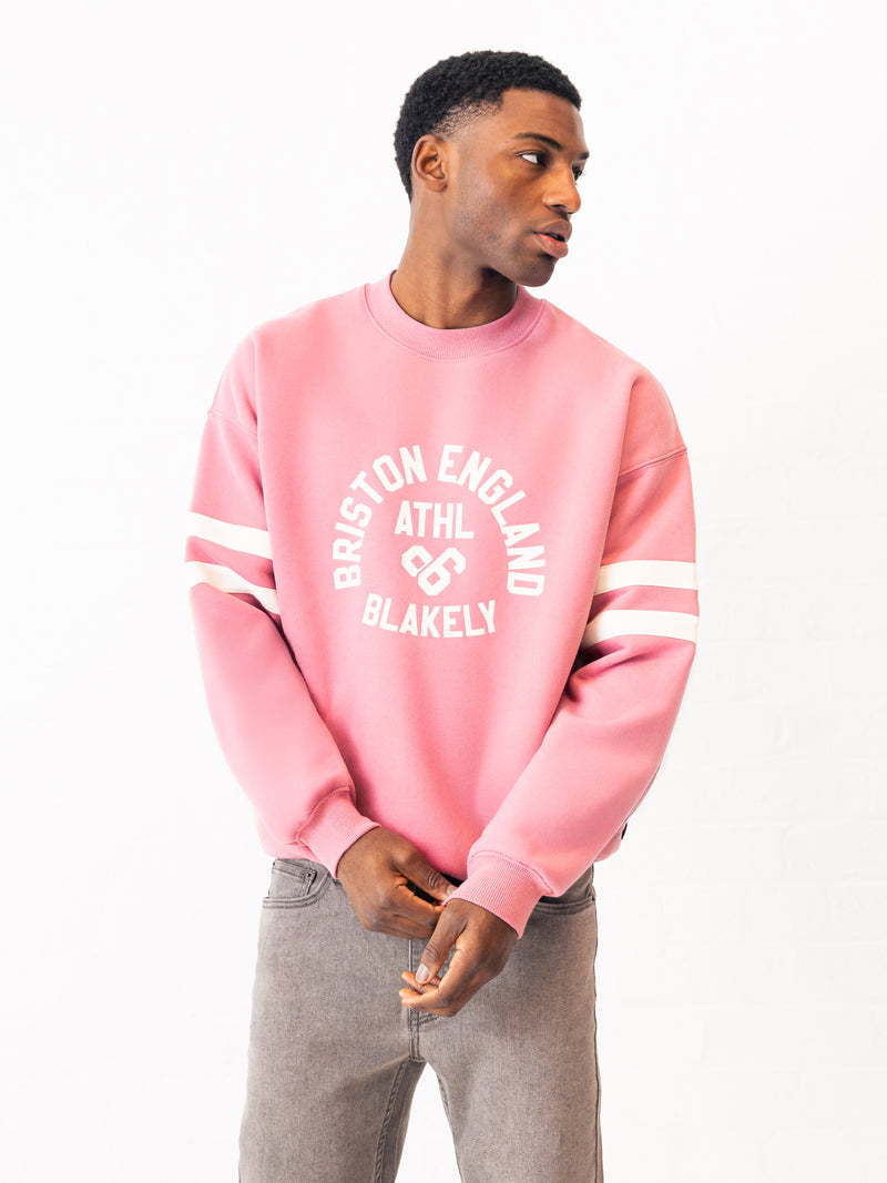 Briston Relaxed Sweater - Warm Pink