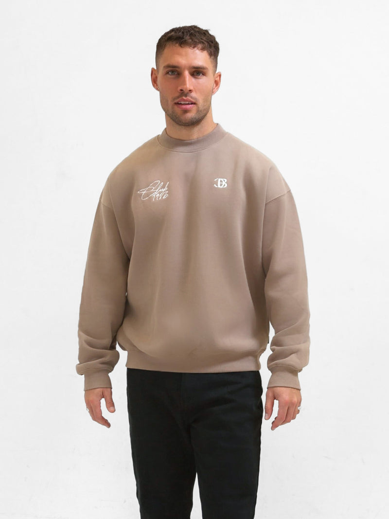 Club Relaxed Sweater - Brown