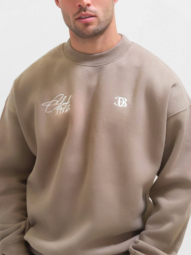 Club Relaxed Sweater - Brown