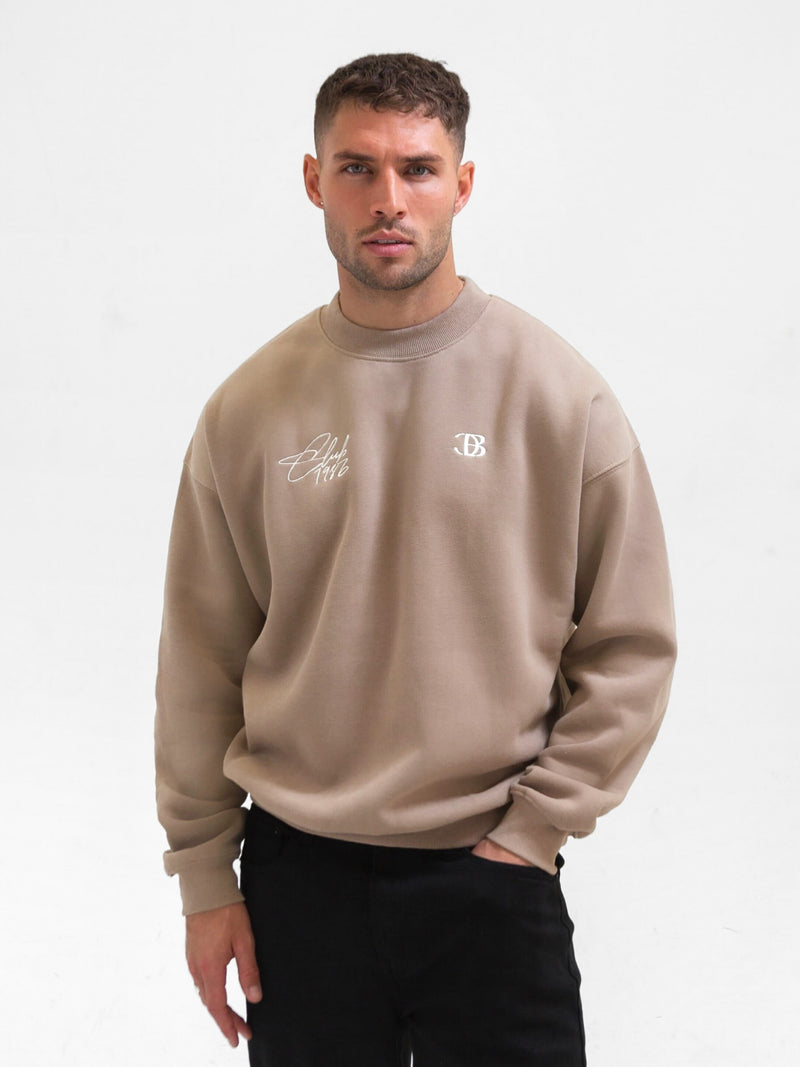 Club Relaxed Sweater - Brown