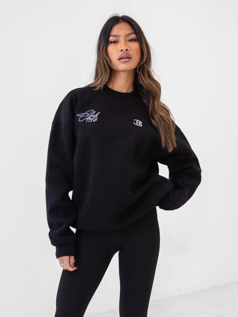 Club Oversized Sweater - Black