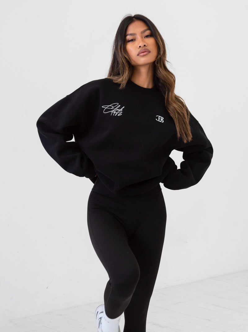 Club Oversized Sweater - Black