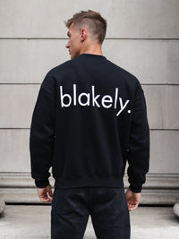 Enzo Relaxed Sweater - Black