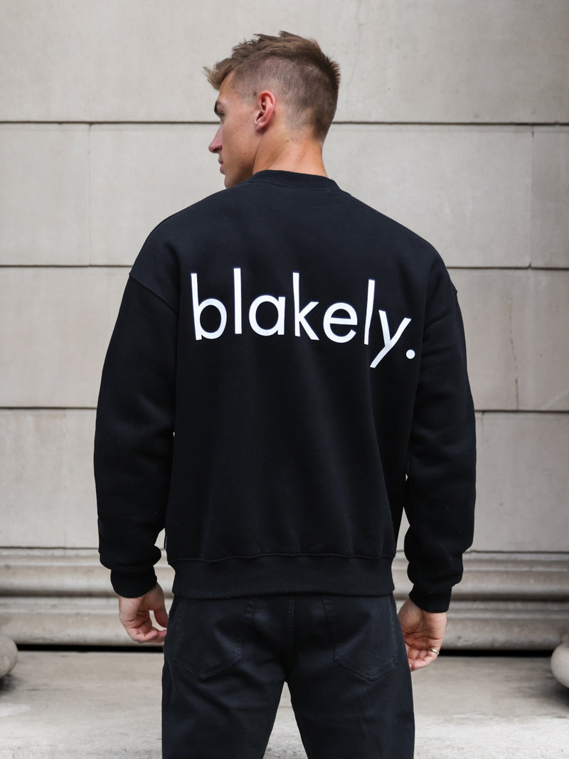 Enzo Relaxed Sweater - Black