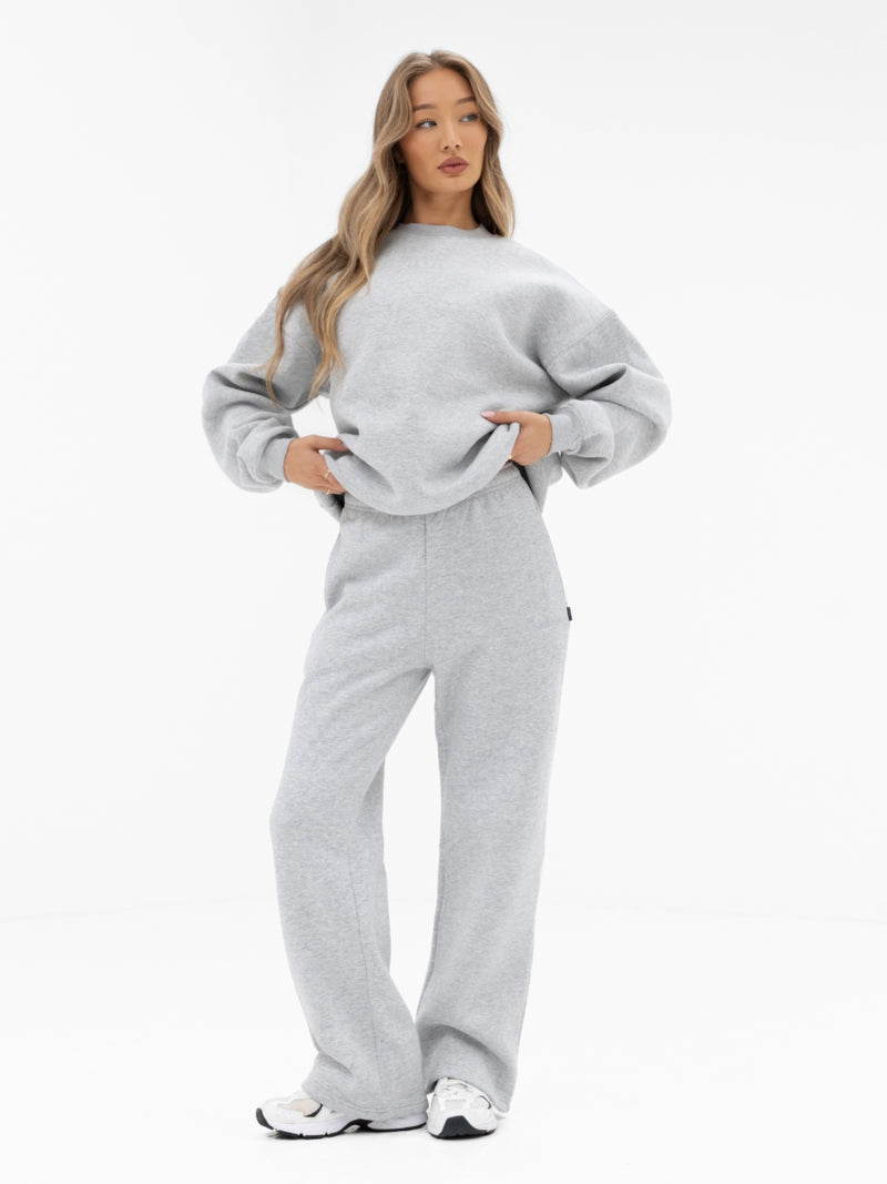 Thea Oversized Sweater - Marl Grey