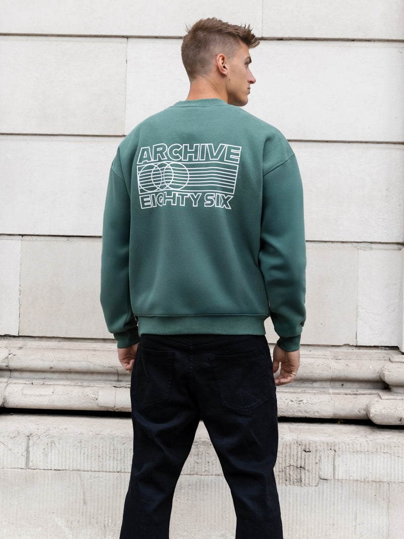 Jordan Relaxed Sweater - Vintage Green