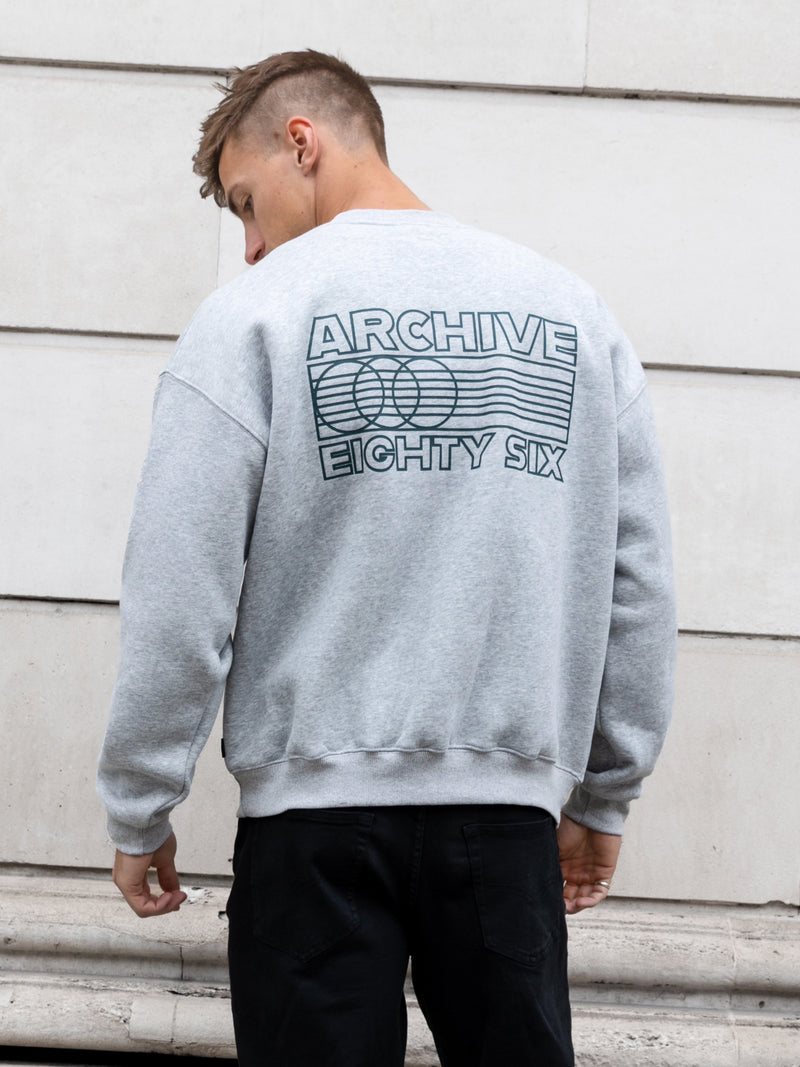 Jordan Relaxed Sweater - Marl Grey