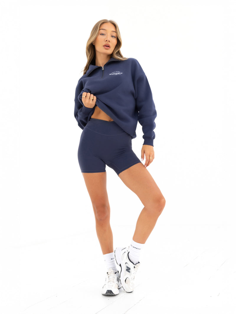 Active Studios 1/4 Zip Sweater - True Navy