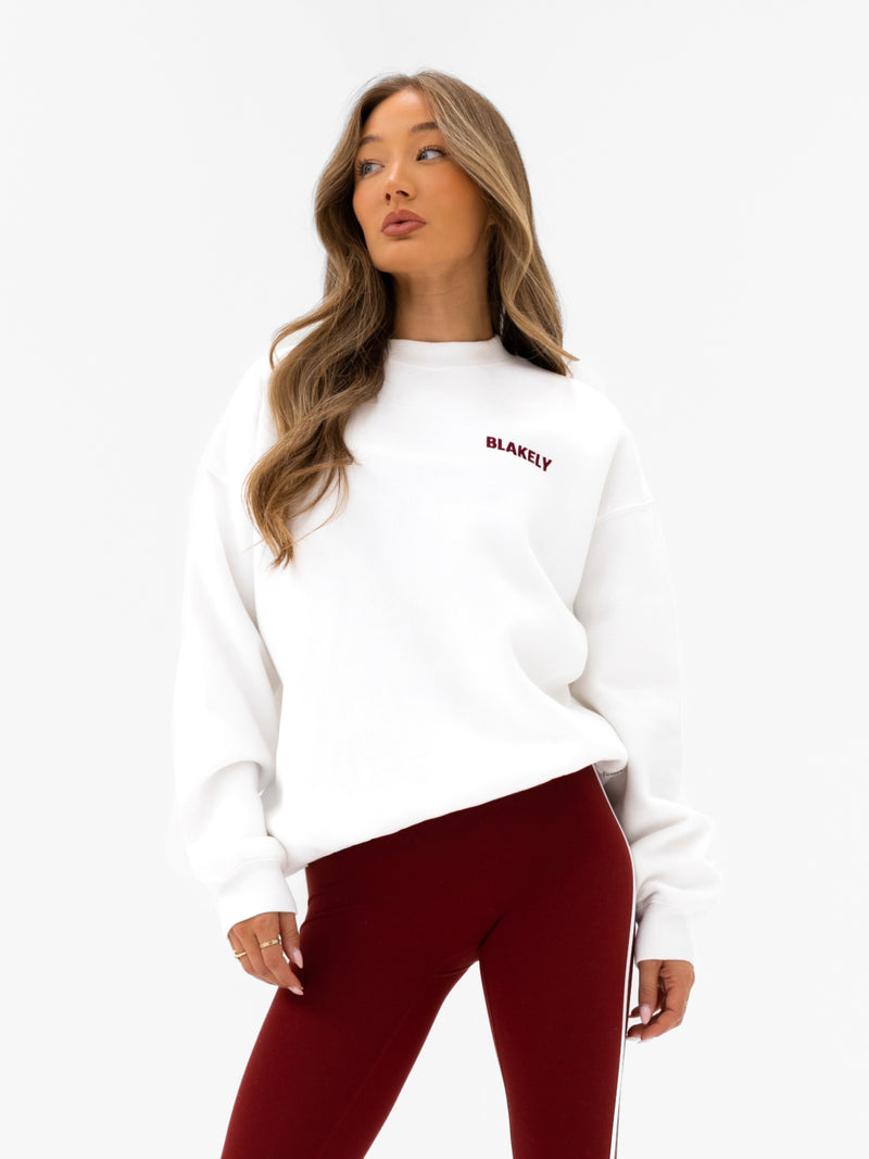 Naomi Oversized Sweater - Flat White