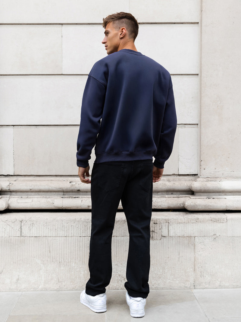 Marlo Relaxed Sweater - True Navy
