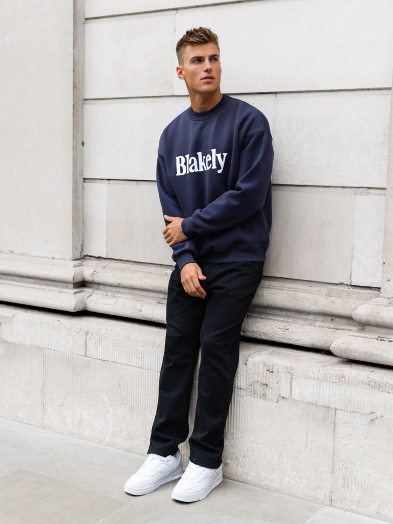 Marlo Relaxed Sweater - True Navy
