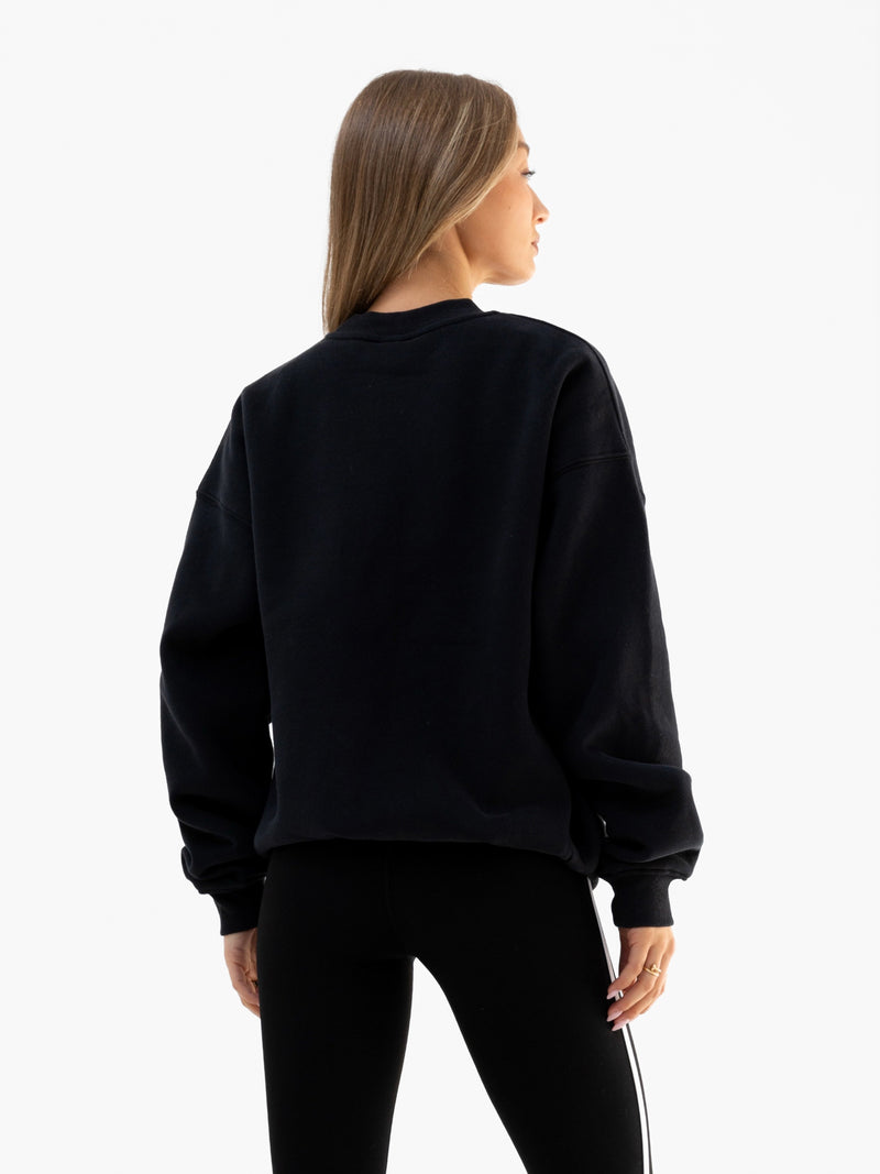 Jada Oversized Sweater - Black