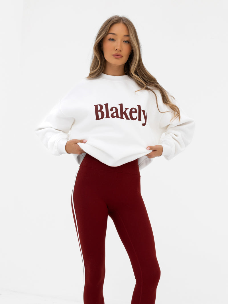 Jada Oversized Sweater - Flat White