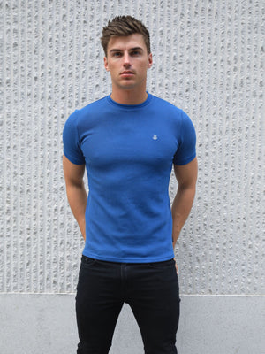 Toulon Textured T-Shirt - Blue