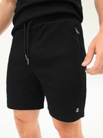 Toulon Textured Shorts - Black