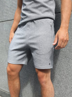 Toulon Textured Shorts - Marl Grey