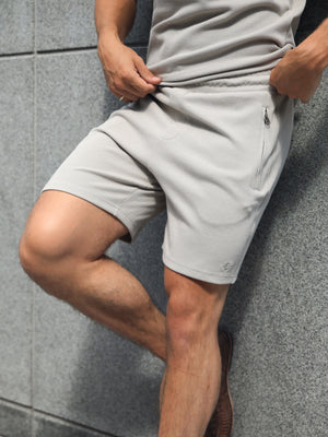 Toulon Textured Shorts - Stone