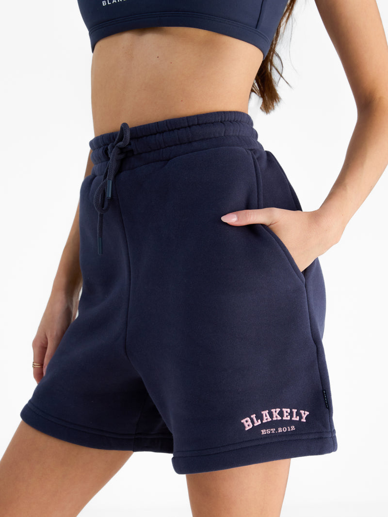 Heritage Jogger Shorts - True Navy