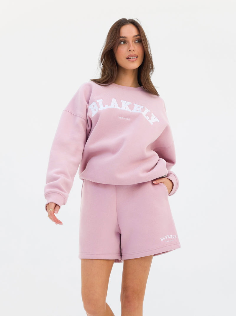 Heritage Jogger Shorts - Vintage Pink