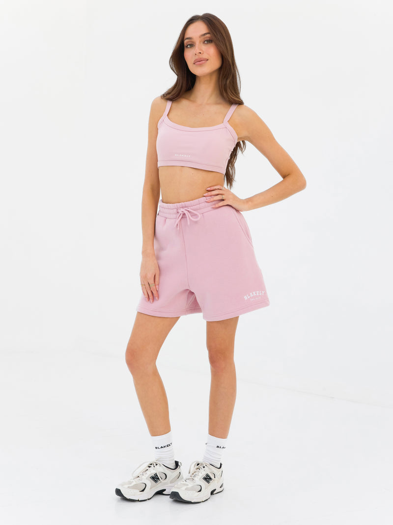Heritage Jogger Shorts - Vintage Pink
