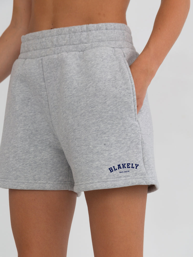 Heritage Jogger Shorts - Marl Grey