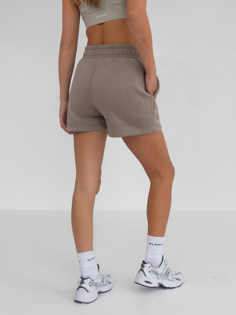 Heritage Jogger Shorts - Neutral Grey