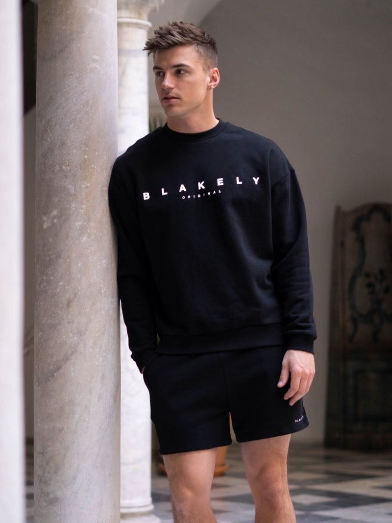 Evolved Relaxed Sweater - Black