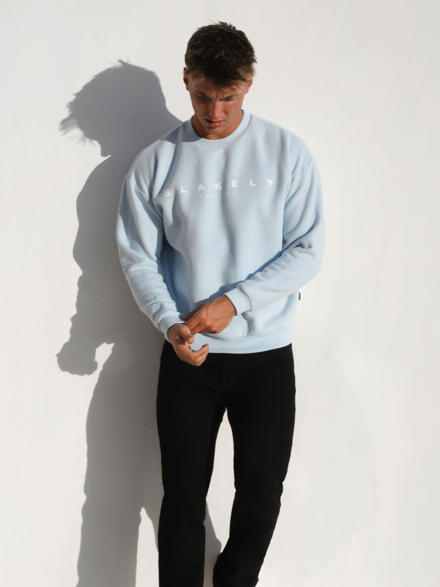 Evolved Relaxed Jumper - Light Blue