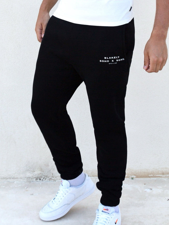 Soho Relaxed Sweatpants - Black