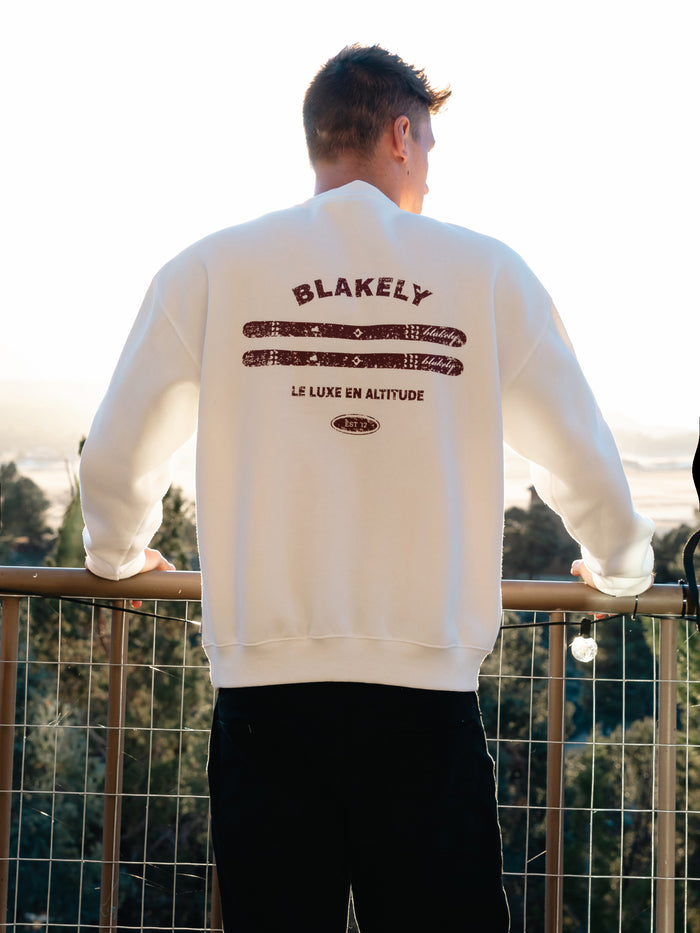 Sonny Ski Relaxed Jumper - White