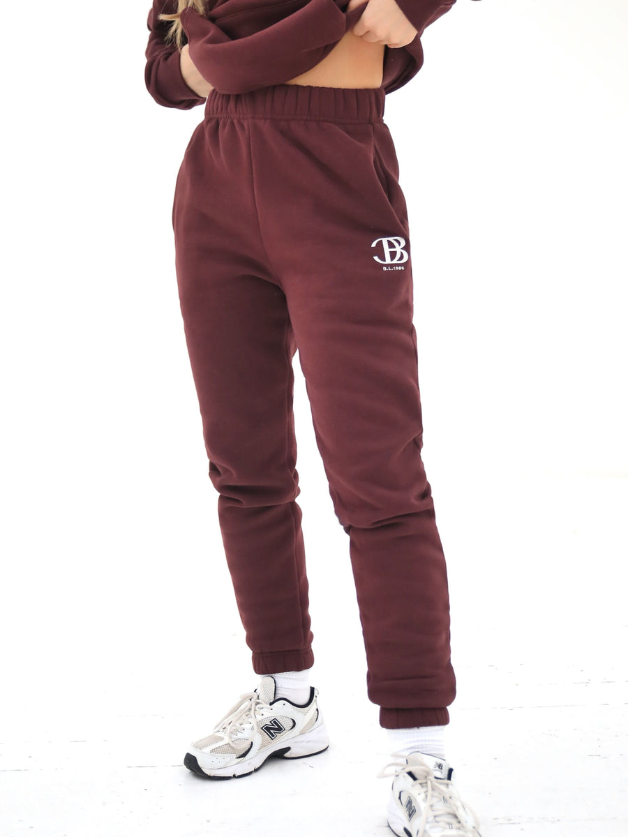 Women's warm burgundy sweatpants batal И-004-1 - buy cheap in the