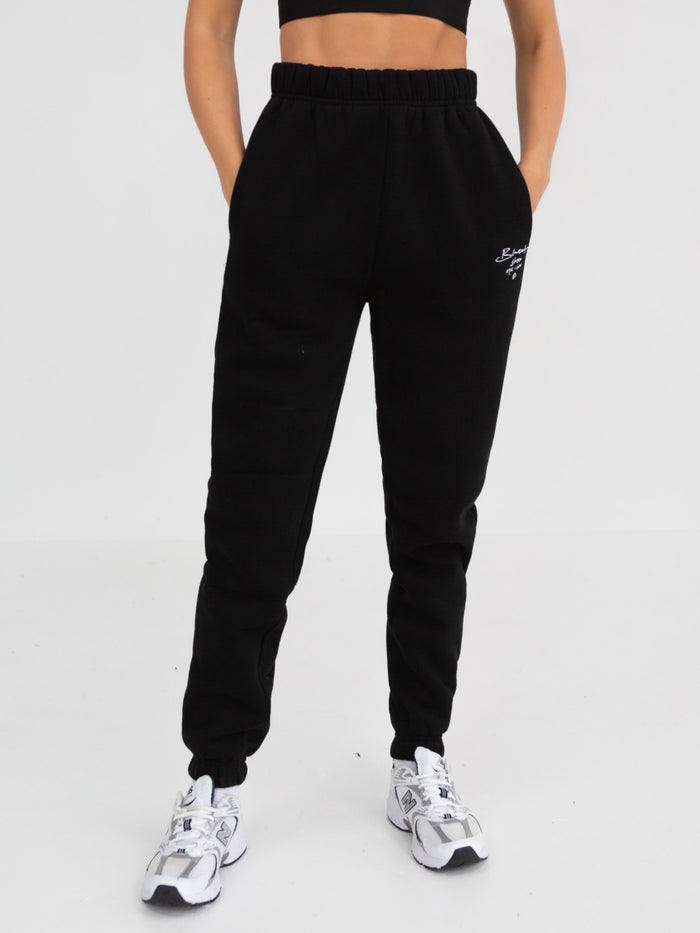 Soho Script Sweatpants - Black