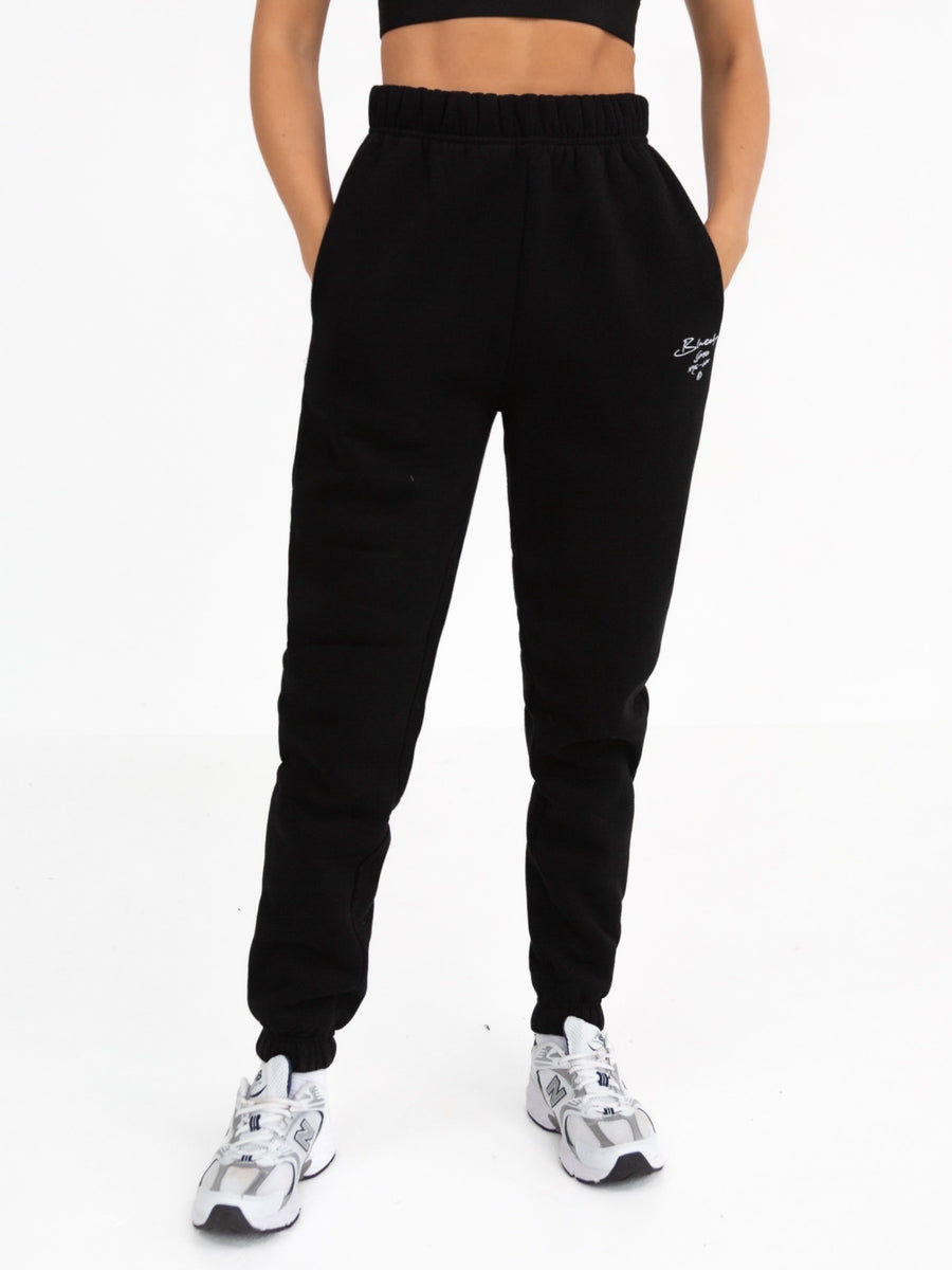 Soho Script Sweatpants - Black